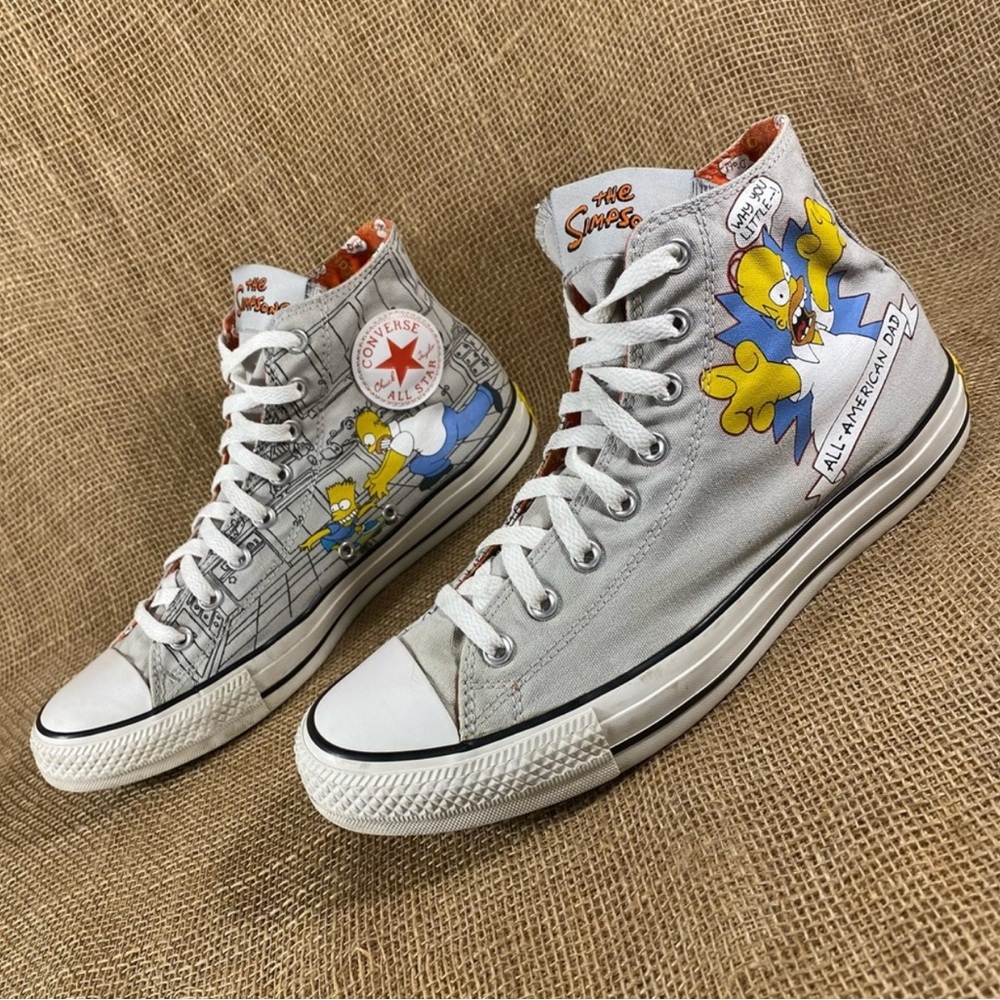 Converse All Stars Simpsons 25th Anniversary High Top RARE Men 1 1